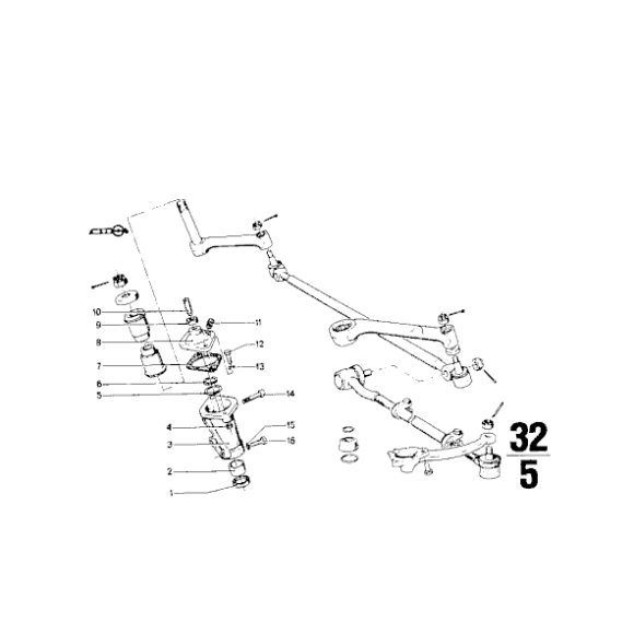 Zaślepka BMW 114 NK E12 E28 E24 - 32212675171