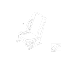 52102698279 Osłona bocz. podgrz. fotela przed. lew - 52102698279 - Części oryginalne BMW Łódź | Sklep internetowy BMW