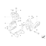 22116783094 Poduszka silnika tył MINI R55 R56 R57 R58 R59 Cooper One  - 22116783094 - Części oryginalne BMW Łódź | Sklep internetowy BMW
