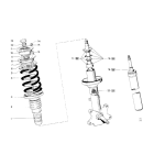 Podkładka amortyzatora przód BMW E12 E23 E24 E3 E9 NK - 31332750139