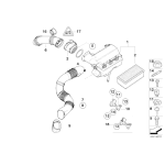 Przewód ssący BMW R55 R56 R57 R58 R59 - 13712753073
