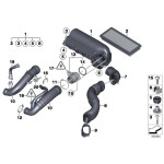 Przewód ssący BMW R55 R56 R57 R58 R59 - 13712753073