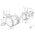 23111224799 Zimering skrzyni tylny BMW E32 E34 E36 E38 E39 E46 730 735 328 325 520 525 523 528 530 M3 330 318 - 23111224799 - Części oryginalne BMW Łódź | Sklep internetowy BMW