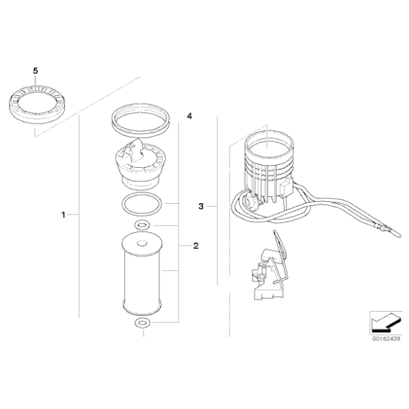 Filtr paliwa MINI R55 R56 R57 R58 R59 N14 N18 - 11252754870