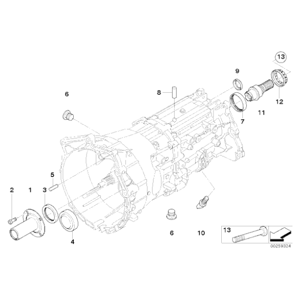 23117531356 Śruba z pierścieniem uszczelniającym BMW E46 E53 X5 E60 E61 E63 E81 E83 X3 E81 X1 E90 E91 E92 F10 F11 F12 - 23117531356 - Części oryginalne BMW Łódź | Sklep internetowy BMW