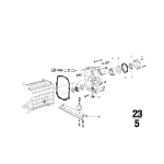 Zimering skrzyni biegów BMW E28 E12 E23 E24 E21 E30 E32 E34 E9 730 735 518 520 525 M5 316 318 320 325 323 - 23121205340