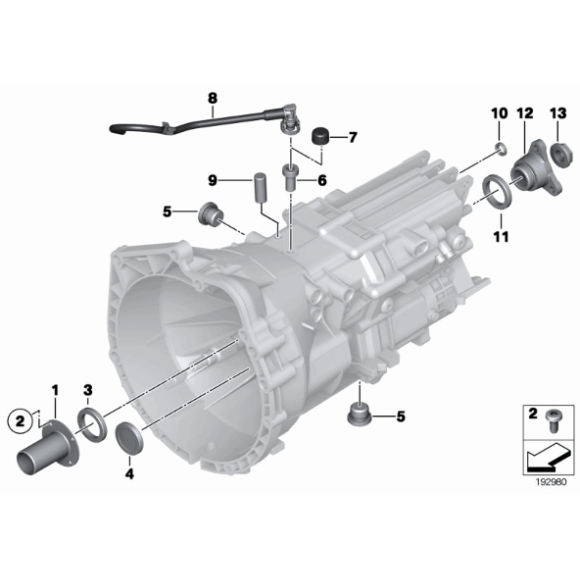 23121222771 Zimering skrzyni BMW E39 E46 E60 E87 E90 X1 F10 F20 F30 E36 - 23121222771 - Części oryginalne BMW Łódź | Sklep internetowy BMW