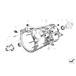 Zimering skrzyni biegów BMW E39 E46 E53 E60 E61 E63 E81 E83 E90 E91 F10 F11 F12 F13 - 23121282458