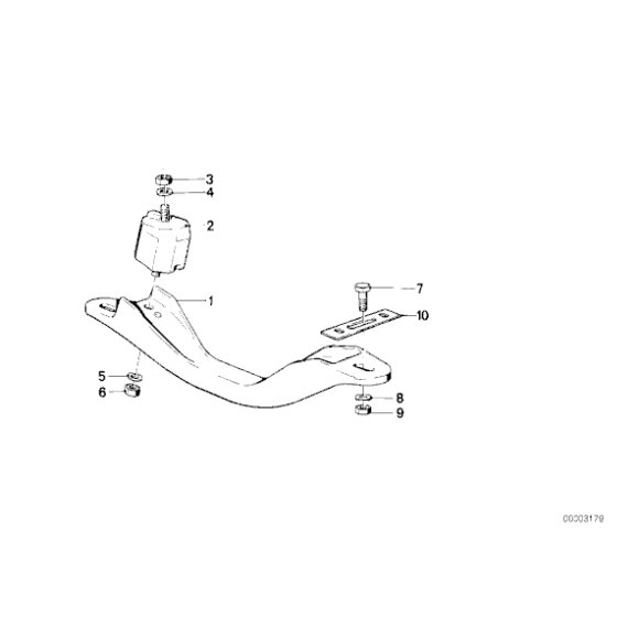 23711175939 Poduszka skrzyni BMW E30 E23 E28 - 23711175939 - Części oryginalne BMW Łódź | Sklep internetowy BMW