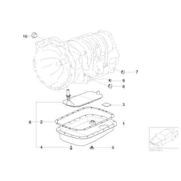 Kpl. filtra oleju - 24117557071