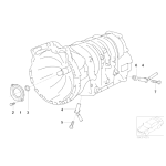Pierścień uszczelniający wału BMW E39 E46 E53 E83 Z3 525 528 530 318 320 325 330 316 - 24121423529