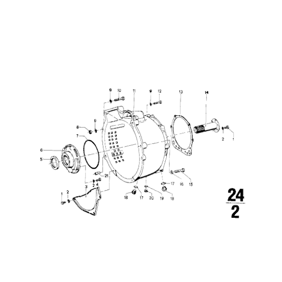 O-ring uszczelnienie skrzyni BMW E12 E21 E23 E24 E28 E30 E31 E32 E34 E36 E38 E39 E46 E60 E87 E90 F01 - 24201217321