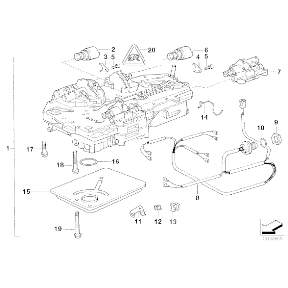 Filtr automatycznej skrzyni BMW E31 E32 E34 735i 730i 750i 525i 525i 530i 535i 850i - 24311218571