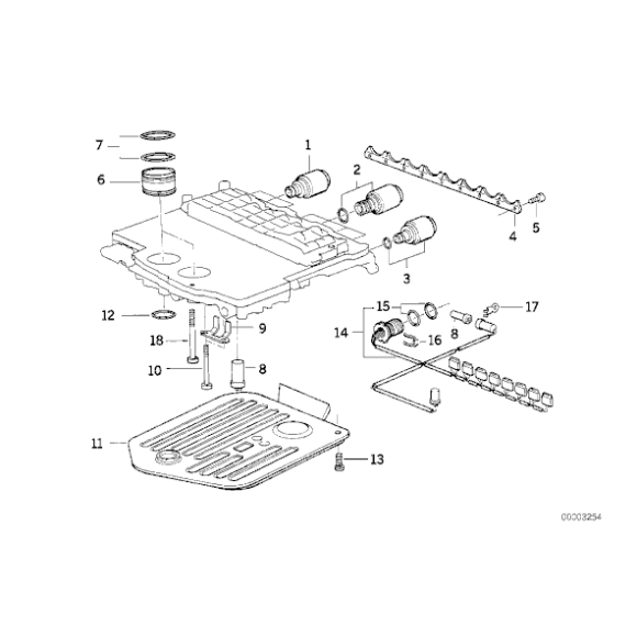 Filtr automatycznej skrzyni BMW E31 E38 E32 E39 540 740 750 840 850 - 24341422419