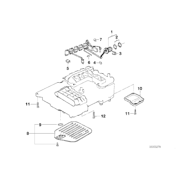 Filtr automatycznej skrzyni BMW E36 E39 E38 2,0 2,3 2,5 2,8 3,0 - 24341422513
