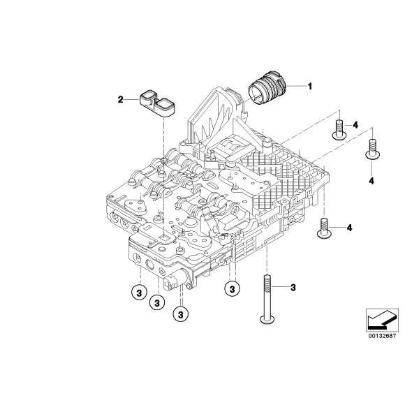 Tulejka uszczelniająca skrzyni X5 E60 E61 E63 E65 E70 E81 E87 E90 E91 F01 - 24347588725