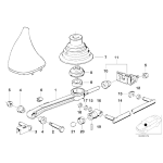 25111220912 Osłona gumowa wybieraka dźwigni zmiany biegów BMW E23 E24 E28 E30 Z1 - 25111220912 - Części oryginalne BMW Łódź | Sklep internetowy BMW