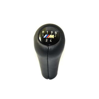 Gałka biegów M skóra 5 biegów BMW E36 E46 E39 E38 E60 X5 X3 - 25117503231