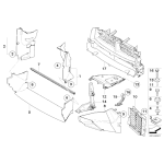 Sterowanie pokrywami klapami powietrza BMW E83 E83N 3,0d 1,8d 2,0d 2,5si - 51743415851