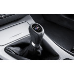 Gałka zmiany biegów skóra M-technic BMW E91 E92 E93 - 25118037308