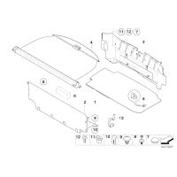 51473422770 Osłona krawędzi ładunkowej, tylko w połączeniu z - 51473422770 - Części oryginalne BMW Łódź | Sklep internetowy BMW