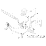 Przewód powrotny ukł. kierowniczego BMW X3 E83 2.0d - 32413428383