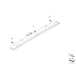 Trzecie światło stop tył BMW E83 X3 2,0d 2,0i 2,5i 3,0d 3,0i - 63213440408