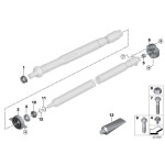 Przegub wału BMW E36 323 325 E39 523 525 F20 F30 114 116 118 316 320 - 26111227869