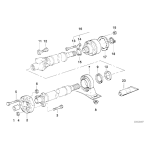 Przegub wału BMW BMW E32 730i E34 530i E38 725tds 728i 730i E39 520i 525tds 523i 528i - 26111229093