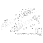 Przegub wału tylny BMW E60 E61 E63 E64 E65 E66 530d 530xd 535d 545i 550i 645Ci 650i 740d 745d 760i - 26117525812