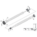 Tuleja centrująca wału napędowego BMW E21 E28 E30 E31 E32 E34 E36 E38 E39 E46 E60 E65 E70 E81 E87 E90 F01 F10 F15 F20 F30 G11 - 