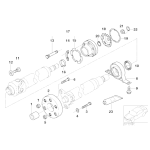 Przegub elastyczny BMW E60 E65 E90 E87 X3 525d 530d 540i 545i 550i 645i 730i 740i 325d 330d - 26117542238