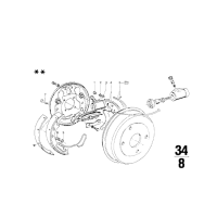 230 / 250 mm, Kołek - 34213660164