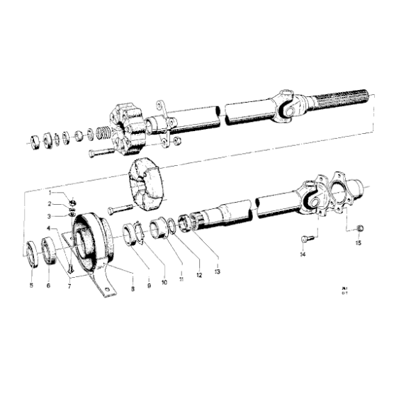 Osłona przeciwpyłowa wału BMW E12 E21 E23 E24 E9 520 524 525 528 535 M5 628 630 635 M6728 733 315 318 320 323 - 26113748138