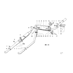 Mocowanie uchwyt wydechu BMW E9 NK 2,5CS 3,0CS 3,0CSL 2800 2000 1500 1600 1800 - 18214690157