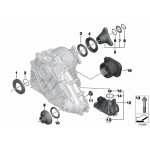 Płyta przeciwpyłowa skrzyni rozdzielczej BMW E53 E70 E71 F25 X5 X6 - 27107539212