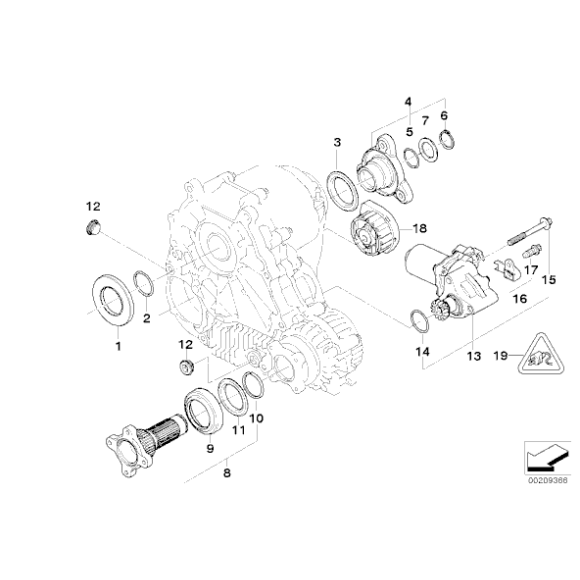 Kpl. silnika nastawczego - 27107546671