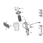 31106769434 Śruba sześciokątna z kołnierzem BMW E53 E70 E71 E72 F15 F16 F85 F86 - 31106769434 - Części oryginalne BMW Łódź | Sklep internetowy BMW