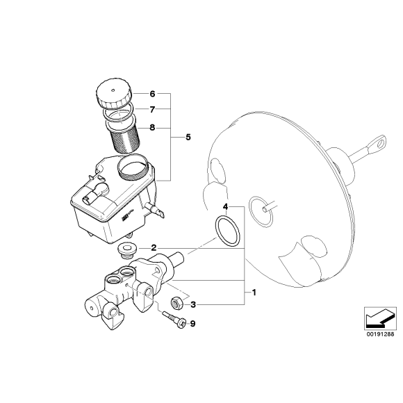 34326751589 Zbiorniczek płynu hamulcowego BMW E36 Z3 E46 Z4 - 34326751589 - Części oryginalne BMW Łódź | Sklep internetowy BMW