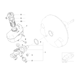 Tuleja filtrująca sitko zbiorniczka płynu hamulcowego BMW E46 316 318 320 323 325 328 330 - 34326752749