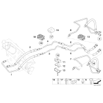 Przewód elastyczny ciśnieniowy BMW E65 E66 730 735 740 745 750 760 - 37136753038