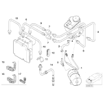 Przewód hamulcowy rurowy BMW E46 316i 318i M43 320 323i 328i 330i 330d 320d M52 M3 - 34326754945