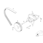 Pompa wspomagania ukł. kierowniczego BMW E36 E46 320i 323i 325i 328i 330i - 32416756582