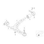 31126758534 Wahacz przód BMW E46 xi - Oryginał BMW - 31126758534 - Części oryginalne BMW Łódź | Sklep internetowy BMW