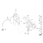 Amortyzator przód lewy MINI R50 One 1,6i Coupe prod do 03.2002r. - 31306759243