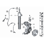 Śruba z podkładką BMW E81 E82 E87 E90 E91 F10 - 31126760203