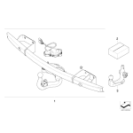 Podpora silnika prawa BMW E81 E82 E84 E87 E88 E90 E91 E92 E93 - 22116760308