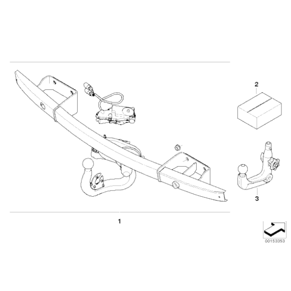 Podpora silnika prawa BMW E81 E82 E84 E87 E88 E90 E91 E92 E93 - 22116760308