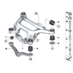 Śruba Sworzeń gwintowany BMW E46 E85 E86 E89 Z4 316 318 320 32 325 328 330 M3 - 33326760360