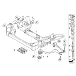 31126770849 Wahacz przód lewy BMW E90 E91 E87 E81 X1 1,6 1,8 2,0 2,5 3,0 3,5 - 31126770849 - Części oryginalne BMW Łódź | Sklep internetowy BMW